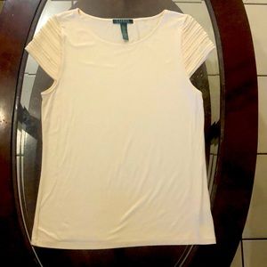 Sleeveless top Large beige